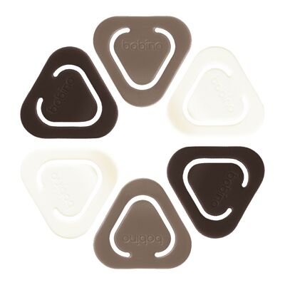 Sticky Clip - 6Pack - Neutral Colors