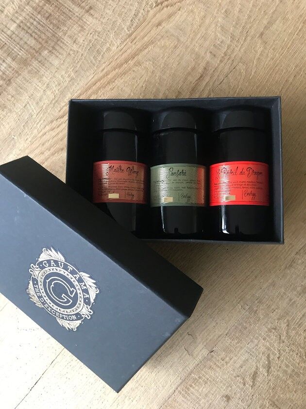 TRÍO DE TÉS VERDES Botellas