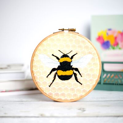 Bumblebee Thread Painting Embroidery Kit