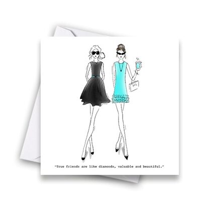 Best Friends- Bijoux Greeting Card