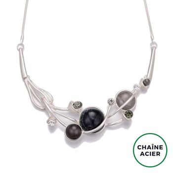 Adelaide - Collier gris 1