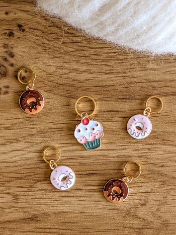 Donuts - Stitch Marker Rings 6