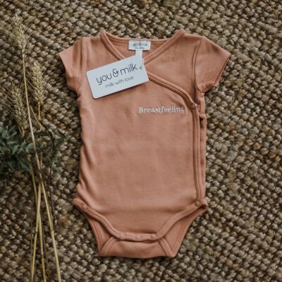 Stillbiskuit-Babybodysuit aus Bio-Baumwolle