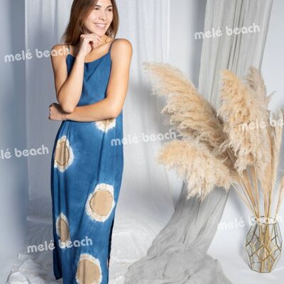32139 long dress kunzi-wabi blue
