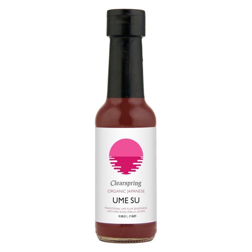 Assaisonnement japonais de prune salée Umeboshi au shiso rouge biologique 150ml (FR-bio-09)