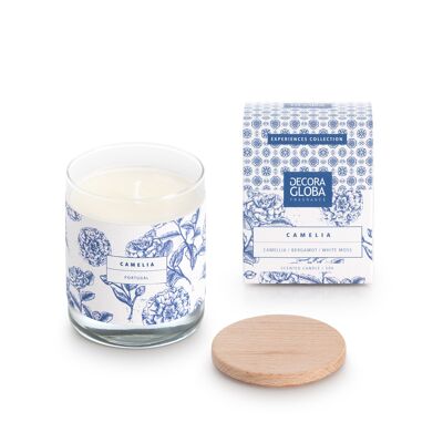 Aromatic Candle - Spiced Floral Fragrance - Camellia - 220gr