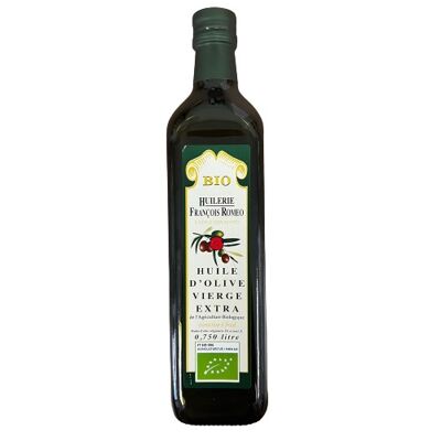 Huile d'olive vierge extra biologique 75cl