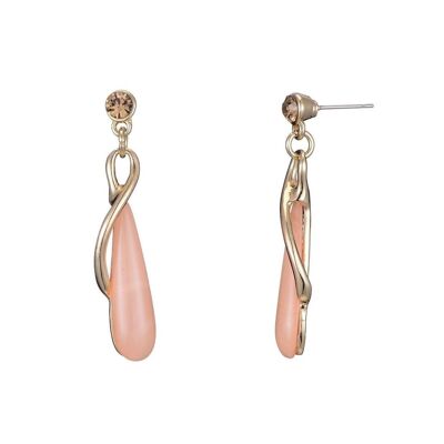 Adrienne - Salmon stud earring