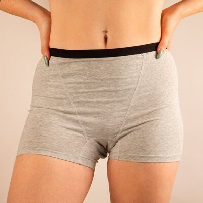 Lily Menstrual Boxer (New) - Gray 1 piece