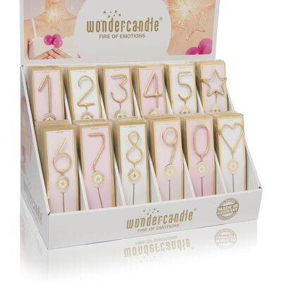 Pieza de oro oro clásico surtido 144 Wondercandle® classic