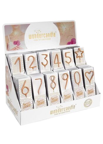 Hiphip hourra or rose 290 assortiment 144 Wondercandle® classique 1