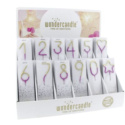 Assortiment bicolore 144 Wondercandle® classic