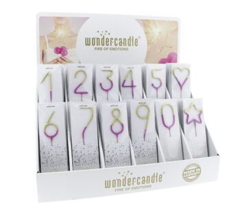 Assortiment bicolore 144 Wondercandle® classic 1