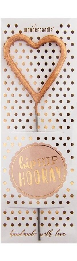 Herz mini rosé Hiphip Hooray 290 Wondercandle® Mini