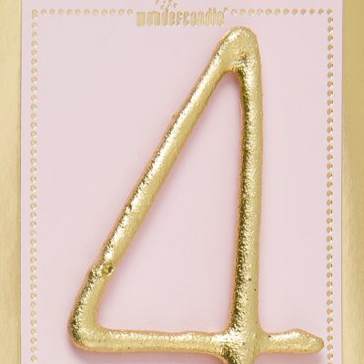 4 gold gold piece pink Wondercandle® classic