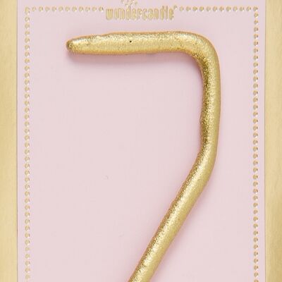 7 gold Goldstück pink Wondercandle® classic
