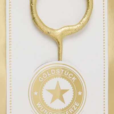 8 gold gold piece white Wondercandle® classic