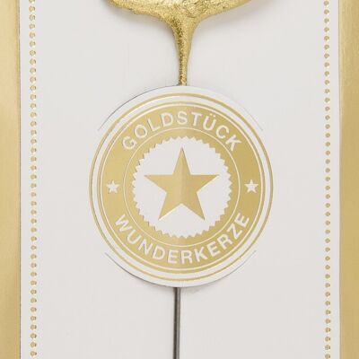 B gold gold piece white Wondercandle® classic