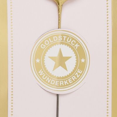 C gold Goldstück rosa Wondercandle® classic