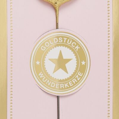 G gold Goldstück pink Wondercandle® classic