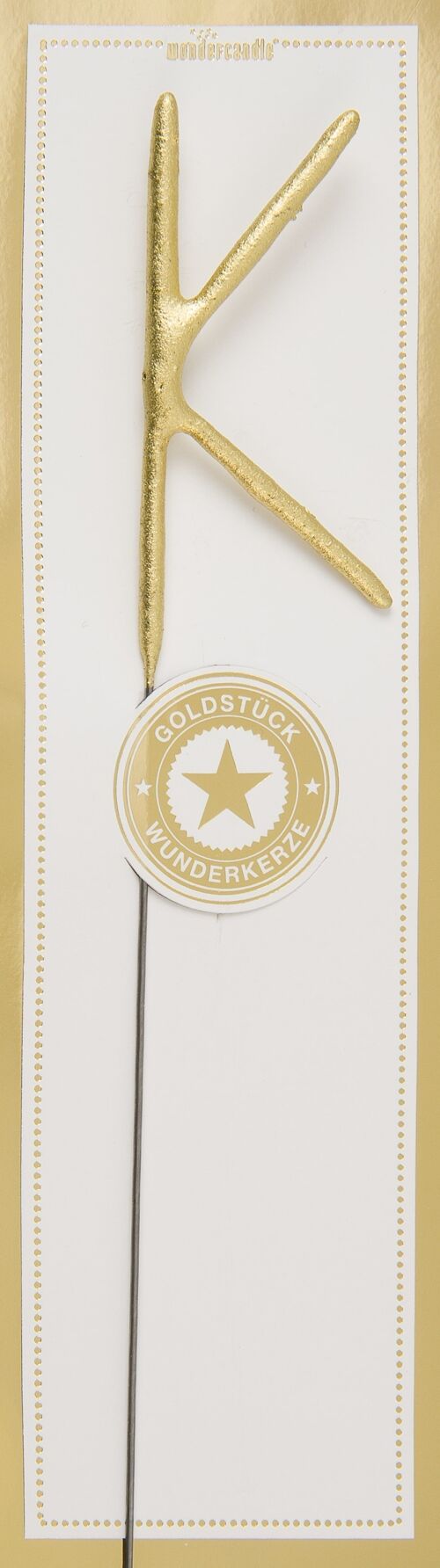 K gold Goldstück weiß Wondercandle® classic