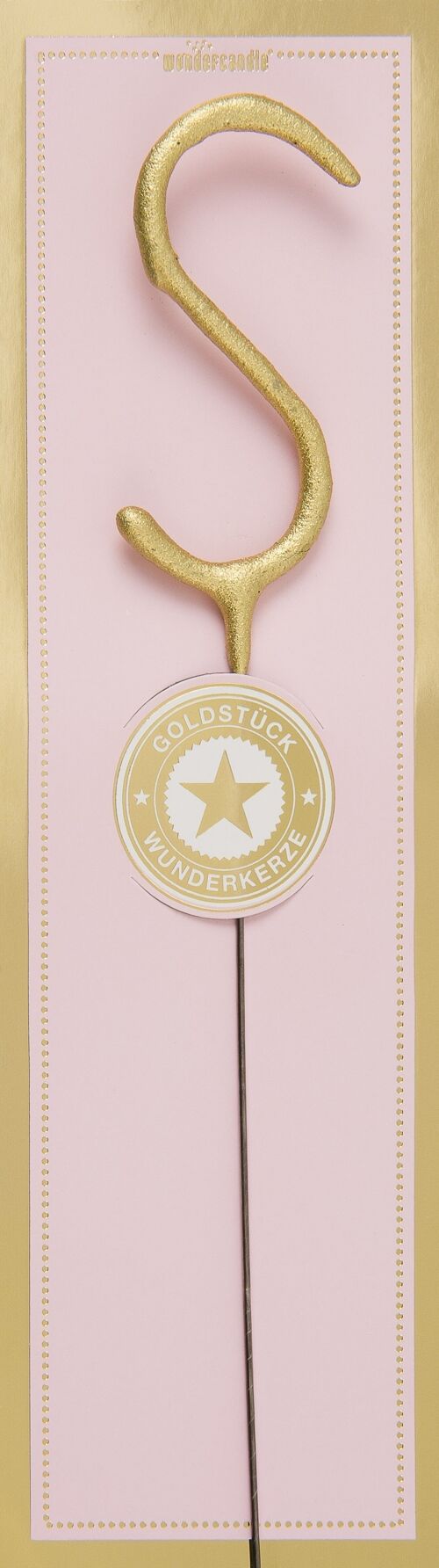 S gold Goldstück pink Wondercandle® classic