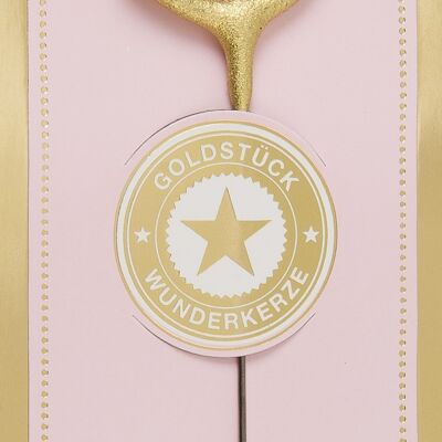 S gold Gold piece pink Wondercandle® classic