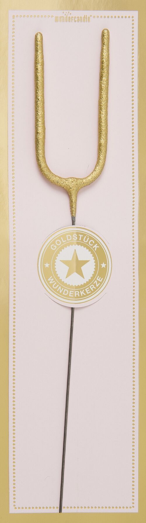 U gold Goldstück rosa Wondercandle® classic