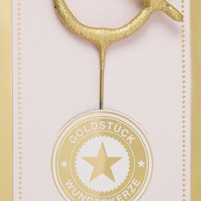 & gold gold piece pink Wondercandle® classic