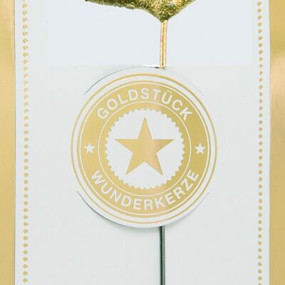 Baum gold Goldstück weiß Wondercandle® classic