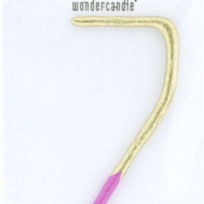 7 Bicolor rosa dorado bicolor Wondercandle® classic