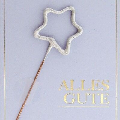 Alles Gute Deluxe Mini Wondercard farblich sortiert