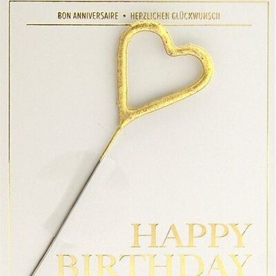 Happy Birthday Deluxe Mini Wondercard farblich sortiert