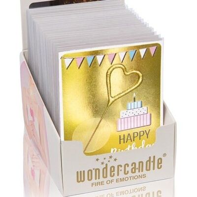 Assortimento di mini Wondercard Gold Sparkle