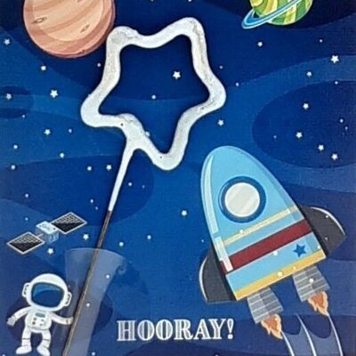 Space Hooray 445 Mini Wondercard