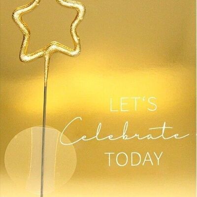 Celebremos hoy 459 Golden Time Mini Wondercard