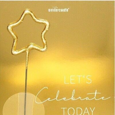 Let's celebrate today 459 Golden Time Mini Wondercard