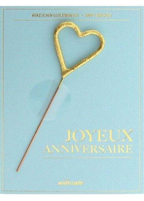 Joyeux anniversaire Deluxe Mini Wondercard