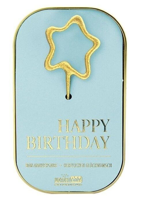 Happy Birthday blau Deluxe Wondercake