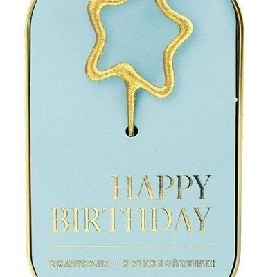 Happy Birthday blau Deluxe Wondercake