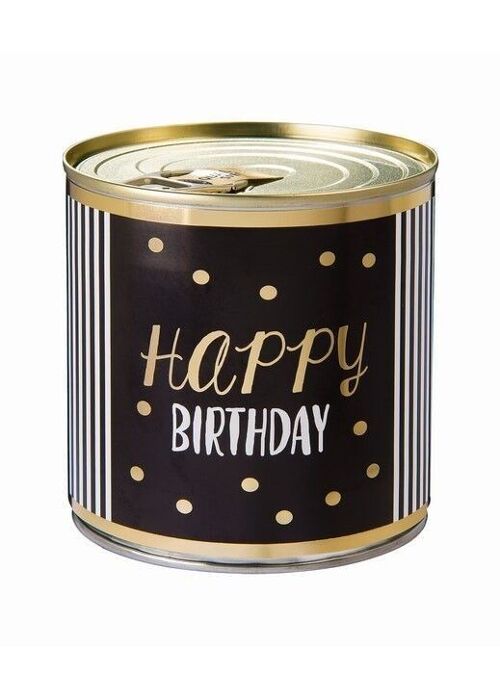 Cancake Happy Birthday 339 gold dots black&white Edition Brownie