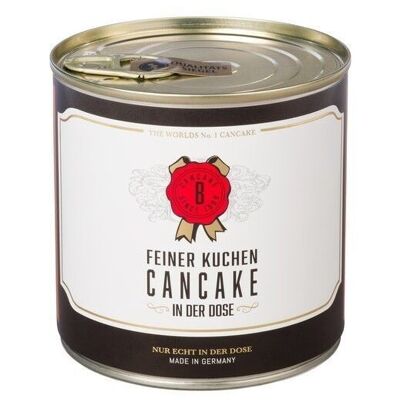 Cancake whiskey cake in a can