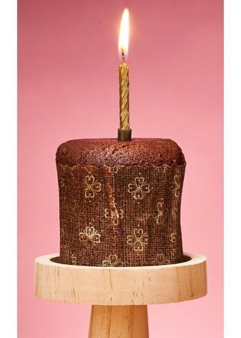 Cancake Heureux Anniversaire noir/ou Gâteau Brownie au chocolat 6