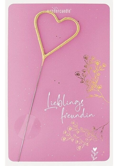 Lieblingsfreundin rosa Classic Wondercard