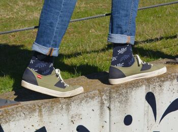 Chaussettes Olive Blue / Ash 4