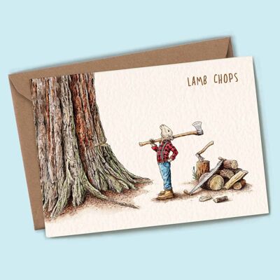 Lamb Chops Card