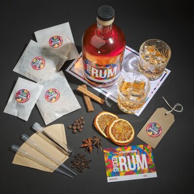 Crea il tuo kit di rum speziato per cassetta delle lettere (fai da te).
