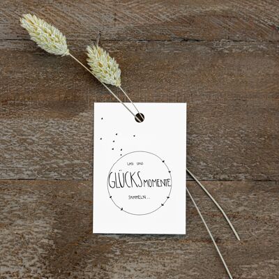 Moments of happiness gift tag