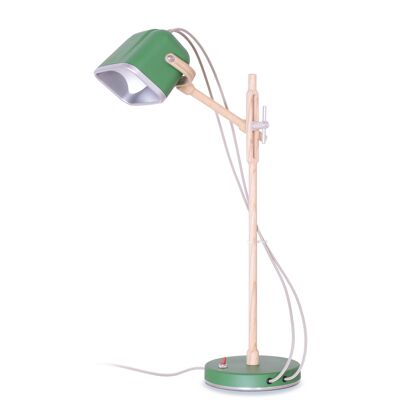 Lámpara de mesa MOB WOOD verde