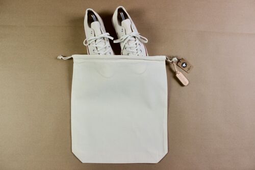 melior. - Fairtrade Organic Cotton Drawstring Packing/Shoe Bag